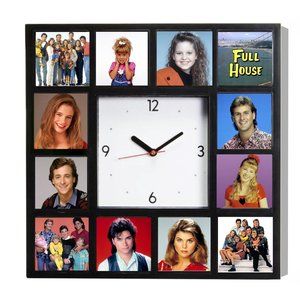 Full House TV Show Big Clock Danny DJ Michelle Jesse Stephanie Joey Kimmy more